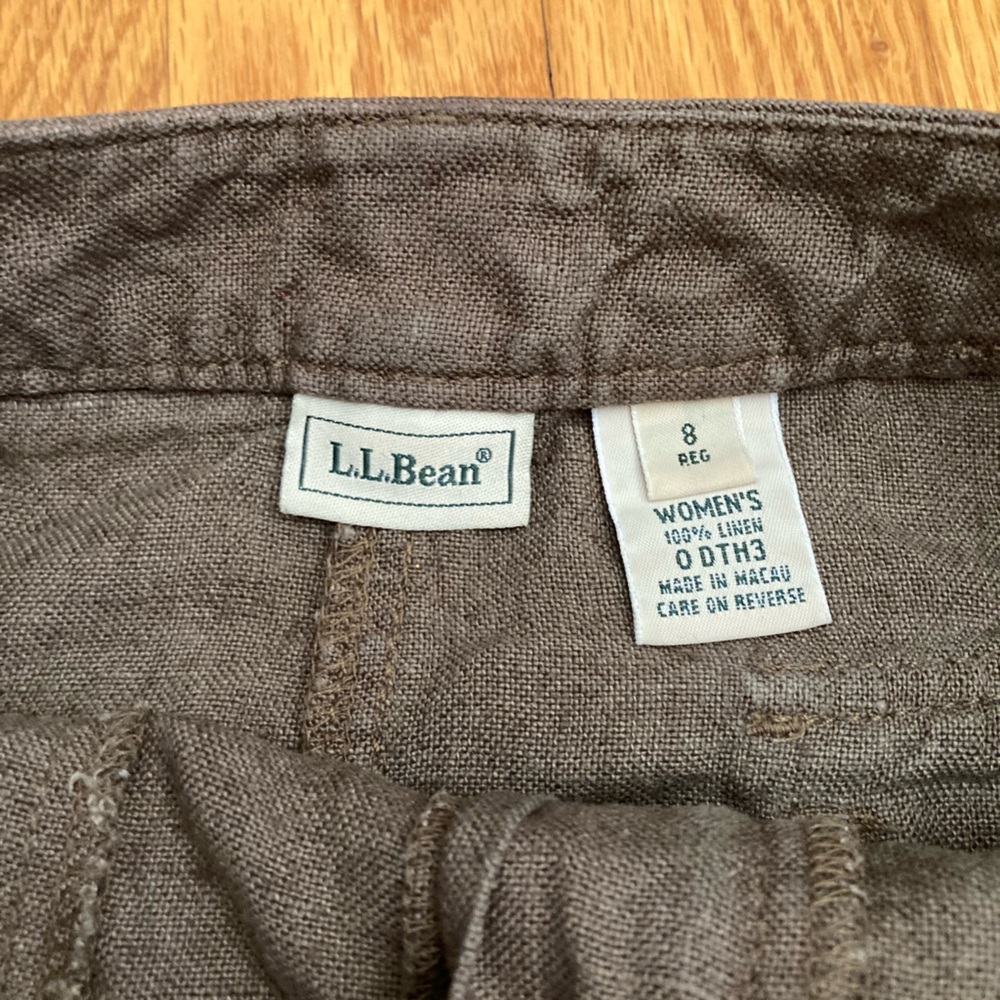 Brown L.L. Bean Linen Skirt ✨🌼✨🌼✨ - Picture 2 of 8